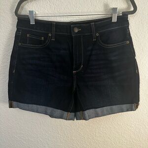Sonoma Dark Blue Rolled Cuff Denim Shorts